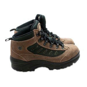 YUKON Brown Leather Hiking Boots Work MONARCH